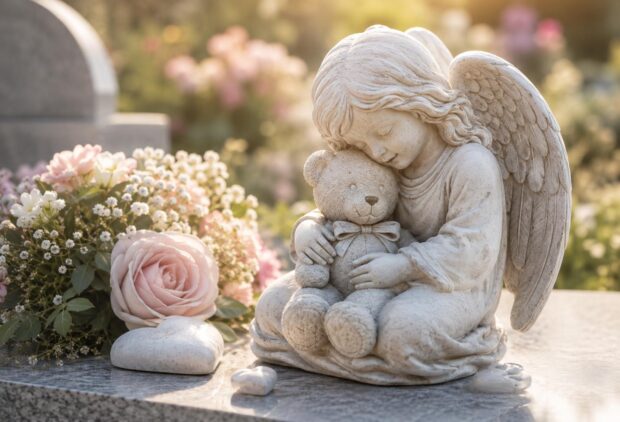 Crafting Gentle Tributes: Custom Sculpted Angels and Teddy Bears for Infant Memorials